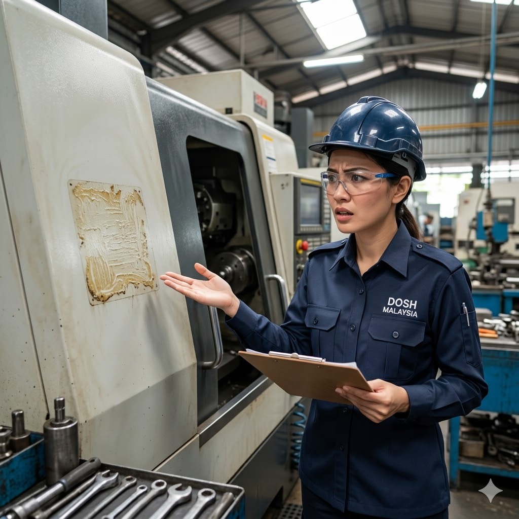 Can't identify equipment during safety audits — labels peeled off