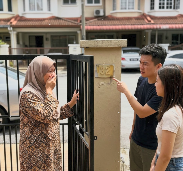 Rusty screws, number barely visible, embarrassing when guests come